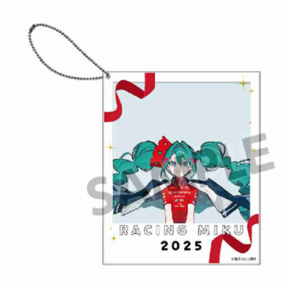 (s)レーシングミク 2025 JCL TEAM UKYO 応援Ver.ポラロイド風アクリルキーホルダー 送料別880円