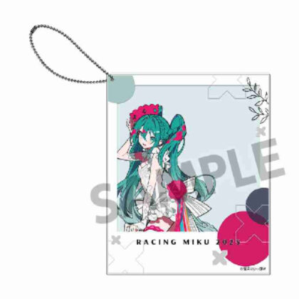 (s)レーシングミク 2025 15th "Rhapsody" Ver. ポラロイド風アクリルキーホルダー 送料別880円