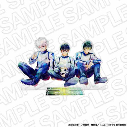 (s)ブルーロック アクリルフィギュア PALE TONE series潔世一&凪誠士郎&糸師凛 送料別880円