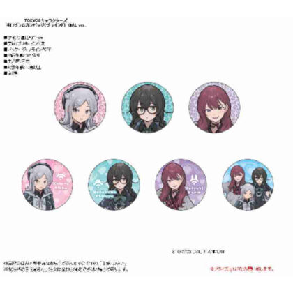 (s)TOKYO6キャラクターズ ホログラムカンバッジ GAL Ver. 送料別880円