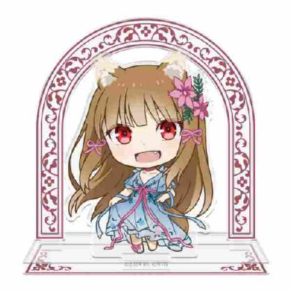 (s)狼と香辛料 MERCHANT MEETS THE WISE WOLF アクリルキャラスタンド デフォルメキャラ ホロ ドレスVer. 送料別880円