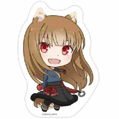 (s)狼と香辛料 MERCHANT MEETS THE WISE WOLF ダイカットステッカー デフォルメキャラ ホロ 送料別880円