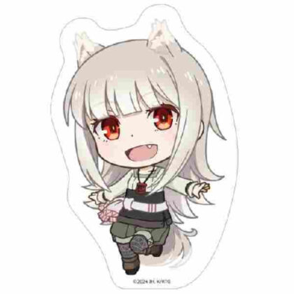 (s)狼と香辛料 MERCHANT MEETS THE WISE WOLF ダイカットステッカー デフォルメキャラ ミューリ 送料別880円