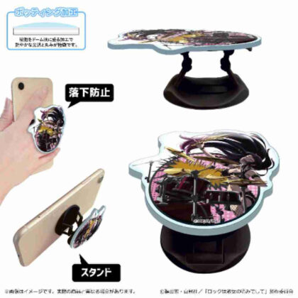 (s)ロックは淑女の嗜みでして スマホグリップ 黒鉄音羽 送料別880円