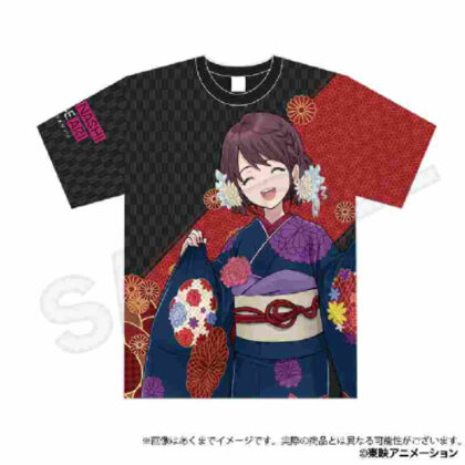 (s)ガールズバンドクライ フルグラフィックTシャツ 晴れ着Ver. 井芹仁菜 送料別880円