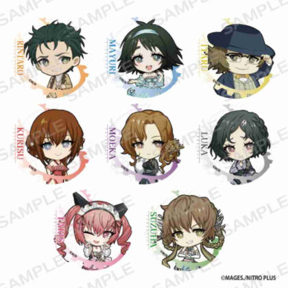 (s)STEINS;GATE トレーディング缶バッジ 15周年記念 デフォルメVer. 送料別880円