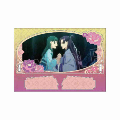 (s)薬屋のひとりごと 斜めに飾れるアクリルスタンド Vol.2 猫猫&壬氏B(紫) 送料別880円