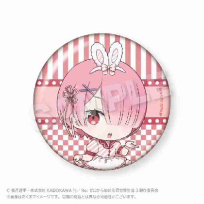 (s)Re:ゼロから始める異世界生活 ちょびでか缶バッジ(ミニダイナーVer.) ラム 送料別880円