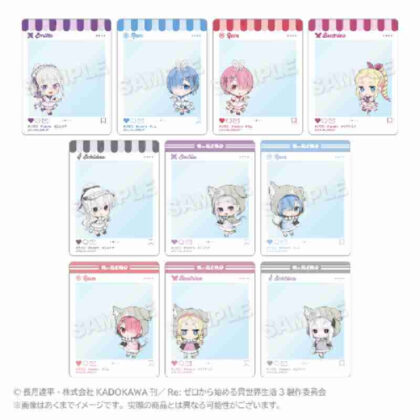 (s)Re:ゼロから始める異世界生活 トレーディングSNS風カード(ミニダイナーVer.&パックフード付きマントVer. 送料別880円