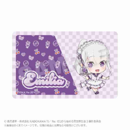 (s)Re:ゼロから始める異世界生活 ICカードステッカー(ミニダイナーVer.) エミリア 送料別880円