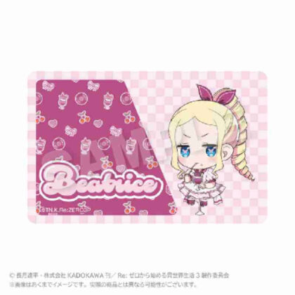 (s)Re:ゼロから始める異世界生活 ICカードステッカー(ミニダイナーVer.) ベアトリス 送料別880円
