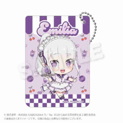 (s)Re:ゼロから始める異世界生活 PUレザーパスケース(ミニダイナーVer.) エミリア 送料別880円