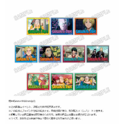 (s)SAKAMOTO DAYS 場面写アクリルバッジコレクション Vol.1 送料別880円