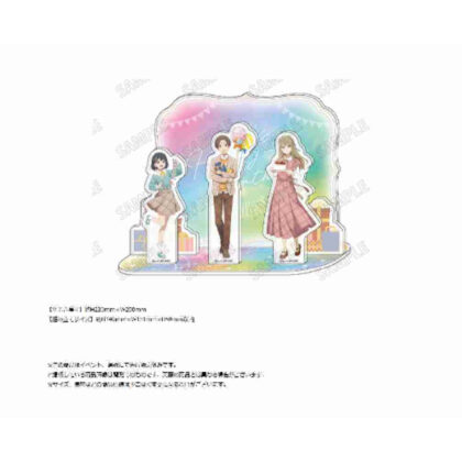 (s)映画 先輩はおとこのこ あめのち晴れ 描き下ろしアクリルジオラマ 送料別880円