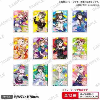 ラブライブ!スクールアイドルフェスティバル ALL STARS トレーディングしかくいホログラム缶バッジ Summer ver.
