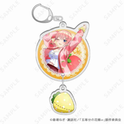 (s)五等分の花嫁∽ いちごルームウェア 2連アクリルキーホルダー 1 一花 送料別880円