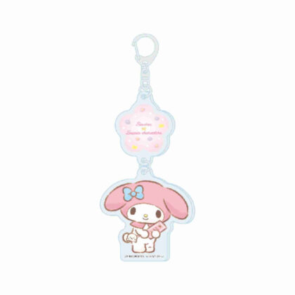 (s)連結アクリルキーホルダー しろたん×サンリオキャラクターズ 04 マイメロディ(コラボイラスト) 送料別880円