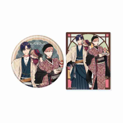 (s)缶バッジ&アクリルカードセット Glanz BL comics 01 パパだって、したい(描き下ろしイラスト) 送料別880円