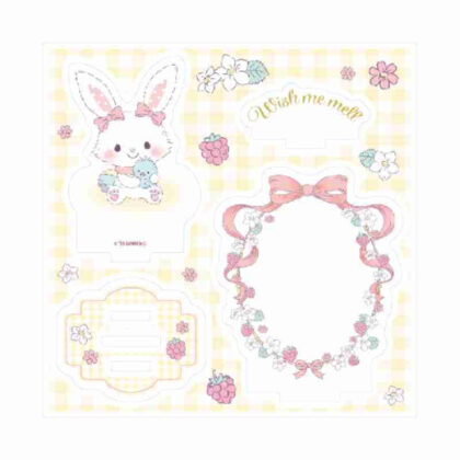 (s)アクリルスタンドプレート ウィッシュミーメル 04 ふわふわぬいぐるみハグ(公式イラスト) 送料別880円