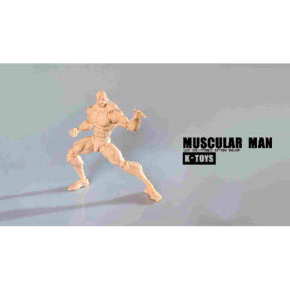 (s)K-Toys 1/12スケール 可動フィギュア 筋肉質男性素体 KT01B ノーマル肌 送料別880円