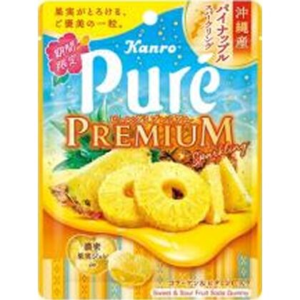 カンロ ピュレグミＰ沖縄パイナップルスパーク５４ｇ 【新商品 5/19 発売】 △ 【購入入数６個】