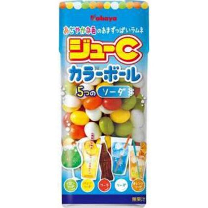 カバヤ ジューＣカラーボールソーダ ３５ｇ △ 【購入入数１０個】