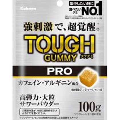 カバヤ タフグミＰＲＯカフェインジンジャーレモン △ 【購入入数６個】
