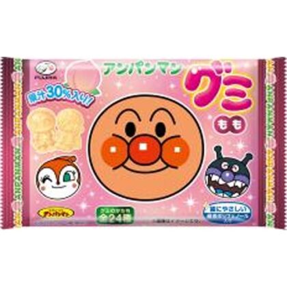 不二家 アンパンマングミ もも６粒 △ 【購入入数２０個】【数量限定】◆