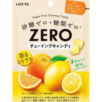 ロッテ ゼロチューイングキャンディ シトラス２６ｇ △ 【購入入数１０個】