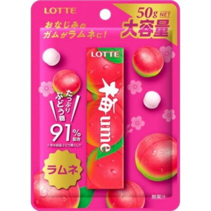 ロッテ 梅ラムネ ５０ｇ △ 【購入入数１０個】