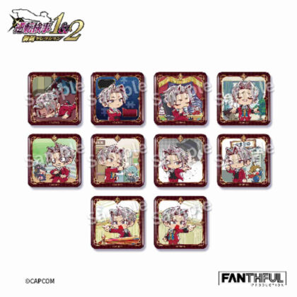 (s)FANTHFUL 逆転検事 FP016AAI2025 ちびキャラ缶バッジ 送料別880円