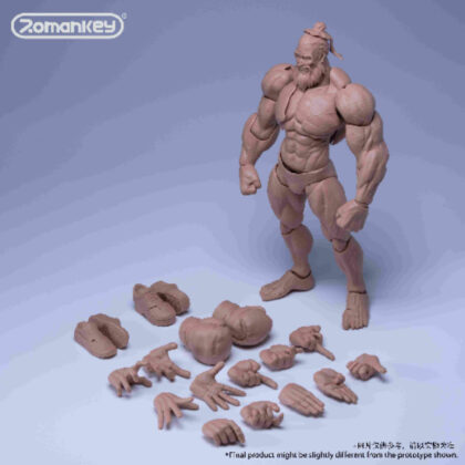 (s)003_Romankey UMS003 1/12スケール 可動フィギュア男性素体 Big Guy(ビッグガイ) ノーマル 送料別880円