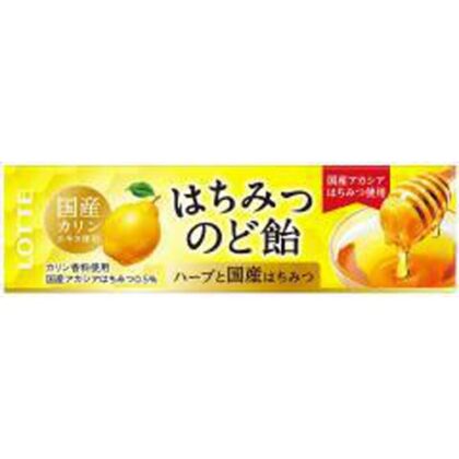 ロッテ はちみつカリンのど飴 １１粒  【購入入数１０個】