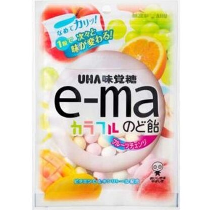 ピピン ｅ－ｍａのど飴袋 カラフルフルーツチェンジ △ 【購入入数７２個】