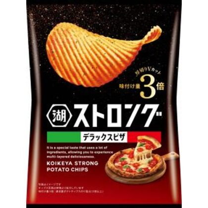 湖池屋 ストロング デラックスピザ５３ｇ □お取り寄せ品 【購入入数１２個】