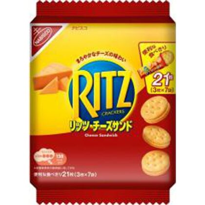リッツ ファミリーパックチーズサンド ７袋入 □お取り寄せ品 【購入入数１２個】