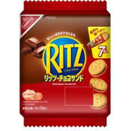 リッツファミリーパックチョコサンド ７袋入 □お取り寄せ品 【購入入数１２個】