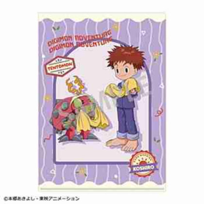 (s)デジモンアドベンチャー A4シングルクリアファイル 泉光子郎&テントモン 城戸丈&ゴマモン 寝起き 送料別880円