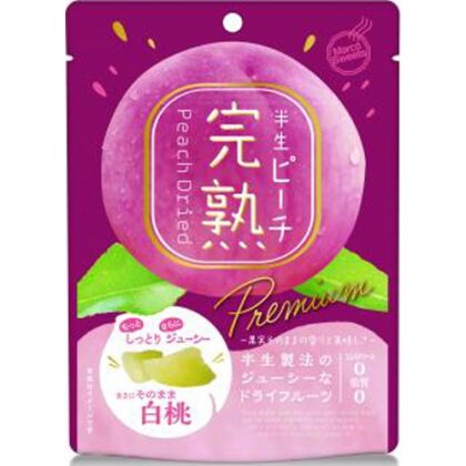 完熟フルーツ 半生ピーチ６０ｇ △ 【購入入数２４個】