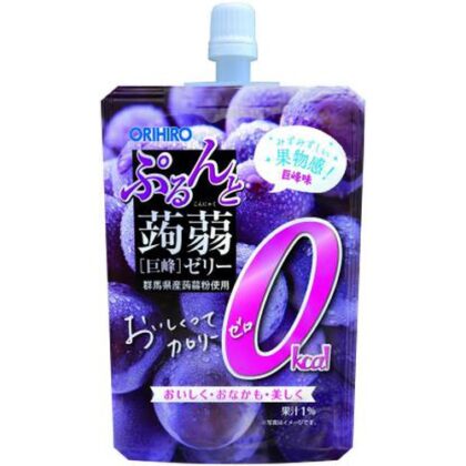 オリヒロプランデュ 蒟蒻ゼリー０ｋｃａｌ巨峰 △ 【購入入数４８個】