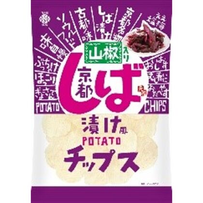 京都 しば漬け風山椒入ポテトチップス ９０ｇ △ 【購入入数１５個】