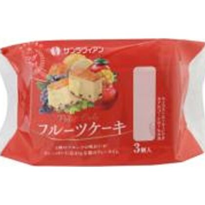 アッシュフードエンターテイメント フルーツケーキ ３個  【購入入数１２個】