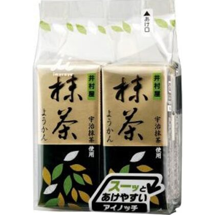 井村屋 ミニようかん抹茶 ４本入４本入 【新商品 5/17 発売】 □お取り寄せ品 【購入入数１２個】