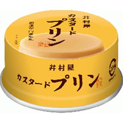 井村屋 缶カスタードプリン ７５ｇ □お取り寄せ品 【購入入数３２個】