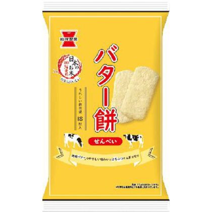 岩塚製菓 バター餅 １８枚 □お取り寄せ品 【購入入数１２個】