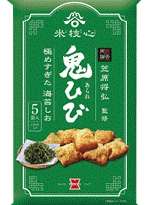 岩塚製菓 鬼ひび海苔しお １００ｇ 【新商品 6/23 発売】 △ 【購入入数１２個】