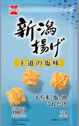 岩塚製菓 新潟揚げ 塩味 ７７ｇ □お取り寄せ品 【購入入数１２個】