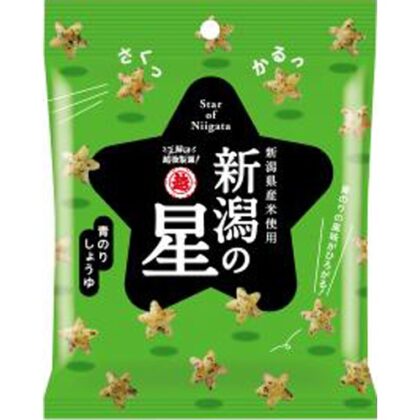 越後製菓 新潟の星 青のりしょうゆ４０ｇ □お取り寄せ品 【購入入数１０個】