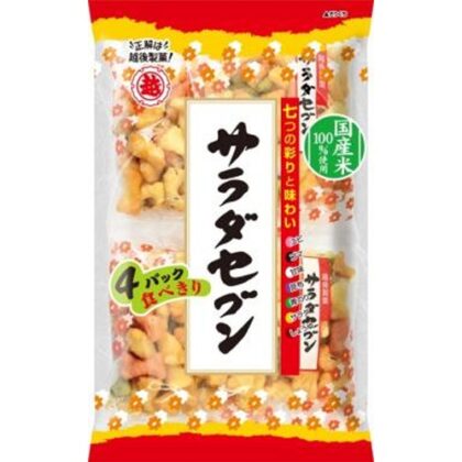 越後製菓 サラダセブン４パック 【新商品 7/8 発売】 □お取り寄せ品 【購入入数１２個】