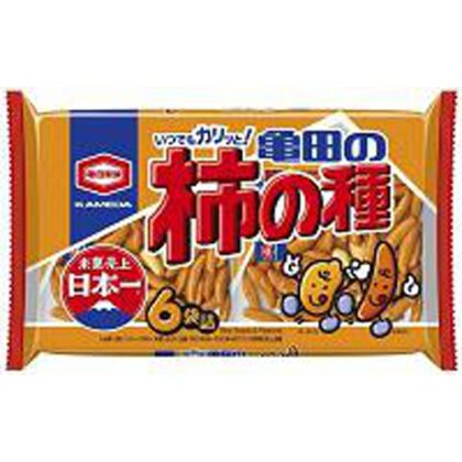亀田 柿の種 ６袋詰１８０ｇ  【購入入数１２個】